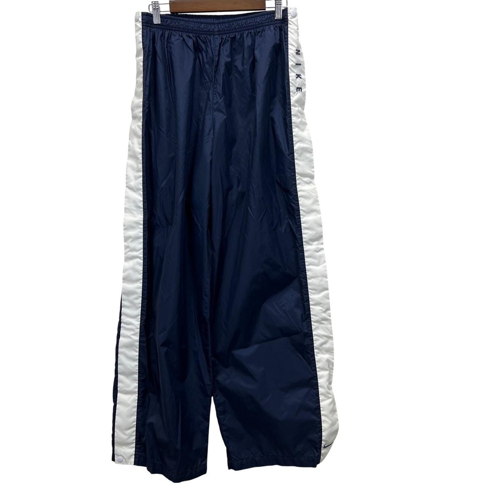 VTG Y2K Nike Men's Tear Away Snap Sides Windbreaker Athletic‎ Pants XXL W32 READ